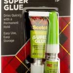 Scotch Super Glue Gel, .07 oz, 2-Pack, Dries Quickly with a Permanent Hold (AD112)