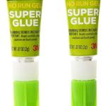 Scotch Super Glue Gel, .07 oz, 2-Pack, Dries Quickly with a Permanent Hold (AD112)