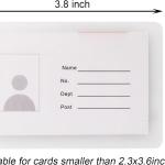 ONLYKXY 2.5x3.7-Inches Transparent Universal Thermal Laminating Sheets Pouches Premium Films for Laminator Machine - Photo Paper Files Card Picture for Office 100Pcs