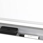 WorkPro® Double-Sided Mobile Magnetic Dry-Erase Whiteboard Easel, 36" x 48", Aluminum Frame with Silver Finish