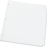 Universal 20818 Write-On/Erasable Indexes, Eight White Tabs, Letter, White