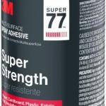 3M Super 77 Multi-Surface Spray hesive, 7.35 oz., Low VOC, Quick Bond, Fast Drying, Clear Finish for Foil, Foam, Paper, Metal, Plastic, Fabric, and Cardboard (77-10-NAT)