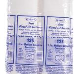 DART CONTAINER Dart Carryout Food Container, Foam, 1-Comp, 5 1/2 x 5 3/8 x 2 7/8, White (Case of 500), 1 Compartment