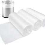1.2 Gallon Small Trash Bags, 4.5 Liter Trash Can Liners Garbage Bags Wastebaskets Liners for Bathroom, 150 Counts Clear Bags