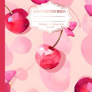 Pink Coquette Composition Notebook: Cute Pink Pastel Design | Coquette School Supplies | 7.5 x 9.25 Inches College Ruled Notebook: Elegant Coquette ... Students, Writers, and more! Perfect gift!