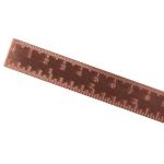 2pcs Copper Straight Ruler, 6 Inch, Set of 2, Office School Supplies