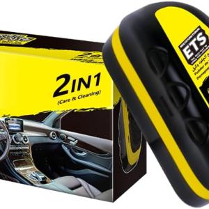 Car Interior Detailer Cleaner,UV Protection for Dashboard,Seat,Door Panel and Console,Safe on Leather,Vinyl and Plastic,Restore Color And Rejuvenate,Easy To Shine,Press Then Wipe Conditioner