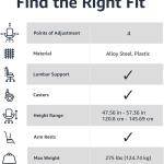 Basics Mid-Back Mesh Office Drafting Chair Stool with justable Footrest, Flip-Up Arms, Black