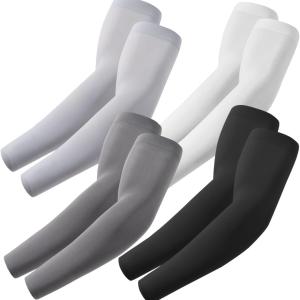 Arm Sleeves, Cooling UV Sun Protection Sports Compression for Men/Women