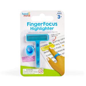 hand2mind FingerFocus Highlighter, Guided Reing Strips, Reing Pointers for Kids, Dyslexia Tools for Kids, ADHD Tools, Special Education School Supplies, Teacher Classroom Must Haves (1 Pack)