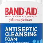 Band-Aid Brand Antiseptic Cleansing Foam for Kids, First Aid Antiseptic Foam Kills Germs to Prevent Infection, with Benzalkonium Cl Wound Antiseptic & Aloe, No Sting, 2.3 fl. oz