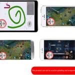 Universal Game Joystick Touch Screen Controller for Mobile Phone Tablet Red