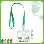 4 Pcs Garbage Truck Costume Accessories Waste Management Dress up Vest Hat Gloves ID Card for Halloween Party Garbage Day Dress up