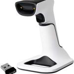 ScanAvenger Wireless Portable 1D&2D with Stand Bluetooth Barcode Scanner: 3-in-1 Handheld Scanner, Rechargeable Battery for Inventory - USB Bar Code/QR Reer (1D&2D with Next Gen Stand)