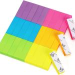 Eastern Wolf 30 Ps 0.5x1.8 Sticky Notes Flags Tabs Page Markers 6 Bright Color Sticky Index Tabs Page Flags 80 Sheet/P