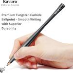 Metal Gravity Spinner Pen – Crafted with Japanese Precision, Anodized for a Sleek Metallic Finish – Relieves Stress & Sparks Creativity – Elegant Gift for Professionals and Gruates (Black)