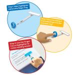 hand2mind FingerFocus Highlighter, Guided Reing Strips, Reing Pointers for Kids, Dyslexia Tools for Kids, ADHD Tools, Special Education School Supplies, Teacher Classroom Must Haves (1 Pack)