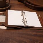 MVNOIRE Travelers Vintage Notebook Leather Blank Diary binder a6 Journal Sketchbook Stationery School Office Supplies for girl