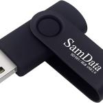 USB Flash Drive 8GB 3 Pack USB 2.0 Thumb Drive Swivel Memory Stick Data Storage Jump Drive Zip Drive Drive with Led Indicator (Black, 8GB-3Pack)