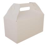 SCT Carryout Barn Boxes, 9.5 x 5 x 5, White, Paper, 125/Carton