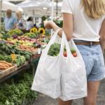 ASSUREPAK White Unprinted HDPE T-Shirt Bags - 1000 Units - 1/6 BBL 11.5"X6"X21" -13 microns - White - Perfect for Groceries, Shopping, Boutique Bags and Retail Stores