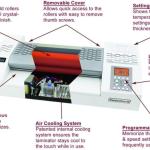 Akiles APLULTRA-X6 Model ProLam Ultra-X6 Commercial Gre 6 Roller Laminator with 2 Programmable Memory Settings, 13" (330 mm) Throat Capacity, 14 mil (350 mic) Max Pouch Thickness