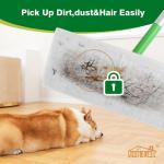 HOMEXCEL Dry Sweeping Cloths Ps Compatible with Swiffer Sweeper, Disposable Duster Refills Mop Ps for Floor Mopping and Cleaning, 64 Count-8 " x 10.4 " Ps Refills-Not Include The Mop