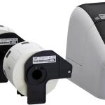 Brother QL-800 High-Speed Professional Label Printer, Plug & Label Feature, Brother Genuine DK Pre-Sized Labels, Multi-System Compatible – Black & Red Printing Available (Required USB Cable Included)