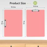 11 x 17 Extra Large Clipboard 2 Pack, Pink Vertical and Landscape Layout Drawing Boards for Sketching,Watercolors, Size 11.5 x 17, Drafting & Art Supply