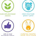 Method All-Purpose Cleaning Wipes, Pink Grapefruit, Multi-Surface, Compostable, 70 Count (Pack of 1)