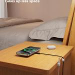 6 Pack Magnetic Cable Clips [Cable Smooth justable] Cord Holder, Under Desk Cable Management, JOYROOM hesive Wire Holder Keeper Organizer for Home Office Desk Phone Car Wall Desktop Nightstand