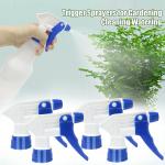 Plastic Spray Bottle Nozzle Heavy Duty Spraying Bottle Replacement Part Leak Proof Mist Water Bottle Spray Nozzle for Chemical Cleaning Solutions All-Purpose justable He Sprayer 4PCS (Blue)