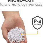 Fellowes Powershred 60MC Micro-Cut 10 Sheet Home Office Paper Shredder