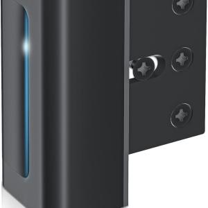Door Reinforcement Lock Withstands 800lbs of Force - Black Extra Proof Door Lock for Kids Safety with 8 Screws Prevents Unauthorized Entry,d a Door Security Lock for Home Safety & Privacy