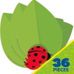 Eureka Lybug Paper Cut-Out Classroom Decorations for Teachers, 36 Pieces