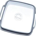 Collapsible Dish Pans for Washing Dishes 9L Portable Wash Dish Basin Foldable Laundry Tub with Drain Plug for Kitchen Sink Camping RV Accessories