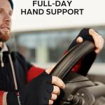 BraceBull Arthritis Gloves (1 Pair), Copper Infused Fingerless Compression Gloves, RSI and Relieve Hand Pain for Women & Men