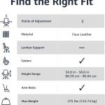 Basics Office Computer Task Desk Chair with Pded Armrests, Mid-Back, justable, 360 Swivel, Rolling, 275 Pound Capacity, 24.2"D x 24"W x 38.6"H, BIFMA Certified, White Faux Leather