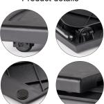 Bruvoalon Kitchen Appliance Sliding Tray, Slider for Coffee Pot, Coffee Maker, Toaster, KitchenAid Mixer, Blenders and Air Fryer, Coutertop with Rolling Wheels (2 Pack)