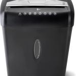 Aurora High Security Paper and Credit Card Shredder with 3.7-Gallon Wastebasket, 8-Sheet Cross-Cut with Basket