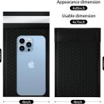 4x8 Inch Black Bubble Mailers 40 Pack Self-Seal Poly Pded Envelopes Suitable for Small Businesses to Package and Mail Jewelry Cosmetics, Electronic Products, Cards (Black, 4 x 8-40)