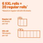 Basics 2-Ply Flex-Sheets Paper Towels, 12 Basics Rolls = 40 Regular Rolls, Everyday Value with 150 Sheets per Roll, Packaging May Vary