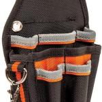 Klein Tools 5240 Tool Pouch, Tresman Pro Maintenance Tool Pouch with 9 Pockets, Tape Thong, 2-Inch Tunnel Loop, Great Electrician Holster