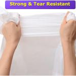 2.6 Gallon Lavender Scented Trash Bags (200 Count) White 2 Gallon Trash Bags Small Bathroom Wastebasket Bags Can Liners for Home Office Bins, 200 Bags