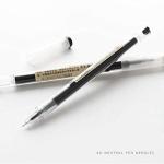 BEMLP Gel Ink Pen Japanese Style Liquid Ink Rollerball Pens Quick Drying 0.35mm Ultra Fine Point Ballpoint Maker Pen Premium for Office School Stationery Supply,12 Pcs/Set, Black