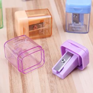 1Pc Hand Held Pencil Sharpener, Mini Manual Portable, Pencil Sharpener for Student Office Stationery Pencil Sharpeners Pencil Sharpeners Writing and Correction Supplies (Random Color)