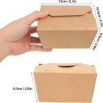 120 Pack 28 oz Cardboard Food Containers, Brown Take out Boxes, To Go Boxes for Food, Paper Food Containers For Food Delivery and Takeaway, Party and Catering Needs, Microwaveable