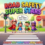 Ro Safety Super Stars: A Fun and Educational Storybook Teaching Kids Pedestrian Safety Rules, Traffic Signs, and Street Smarts (Ages 3-7)