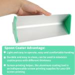 3 Pcs Dual Edge Aluminum Emulsion Scoop Coater for Silk Screen Printing Coating Tool 8'' 10'' 16'', Screen Printing Supplies, 3 Sizes