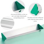 Zonon 3 Pcs Dual Edge Aluminum Emulsion Scoop Coater for Silk Screen Printing Coating Tool 8'' 10'' 16'', Screen Printing Supplies, 3 Sizes